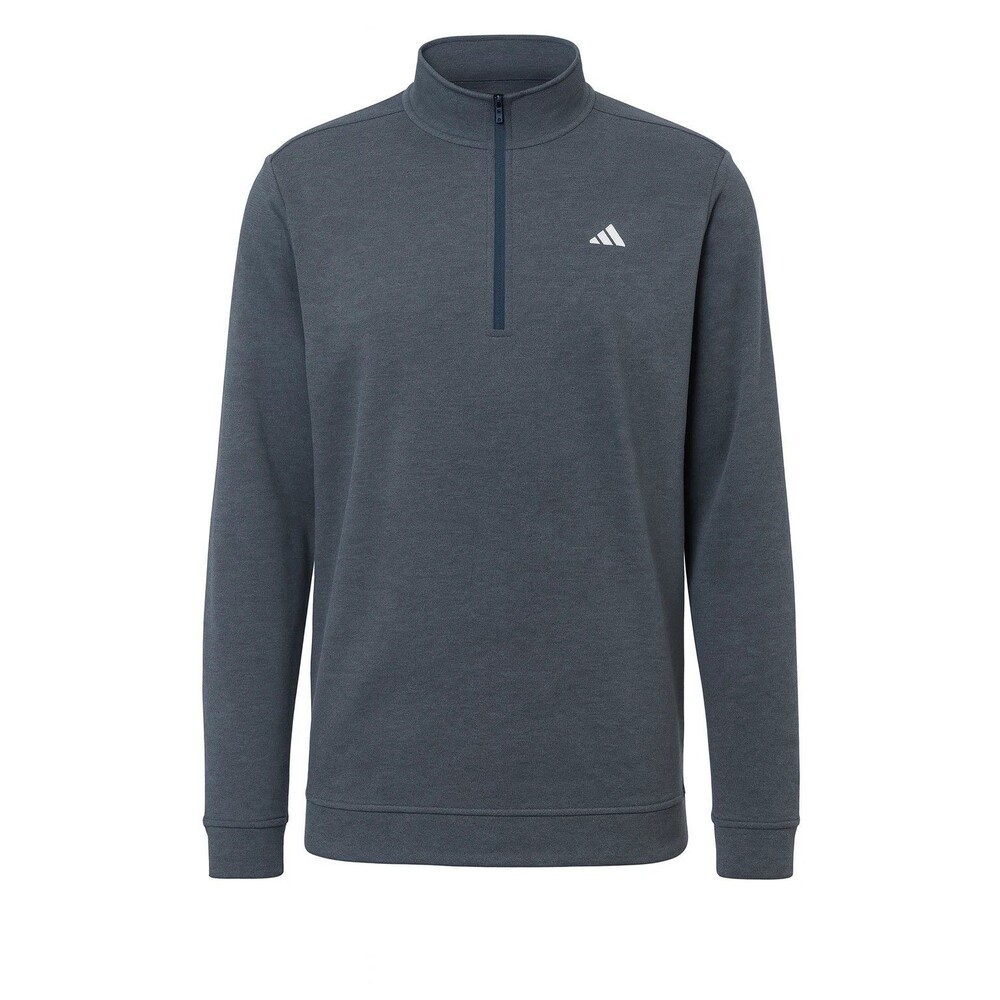 adidas Elevated Men’s Zip Golf Pullover Medium Navy Blue Sweatshirt NWT MSRP 70$